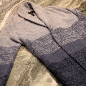 BCBGMaxAzria shaw color blue wool cashmere cardigan. Sz S